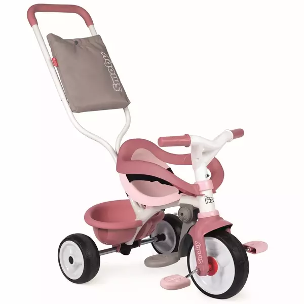 Smoby: Be Move Comfort szülőkaros tricikli - pink