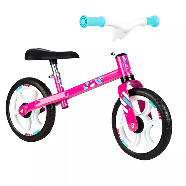 Smoby: bicicletă fără pedale - roz-alb