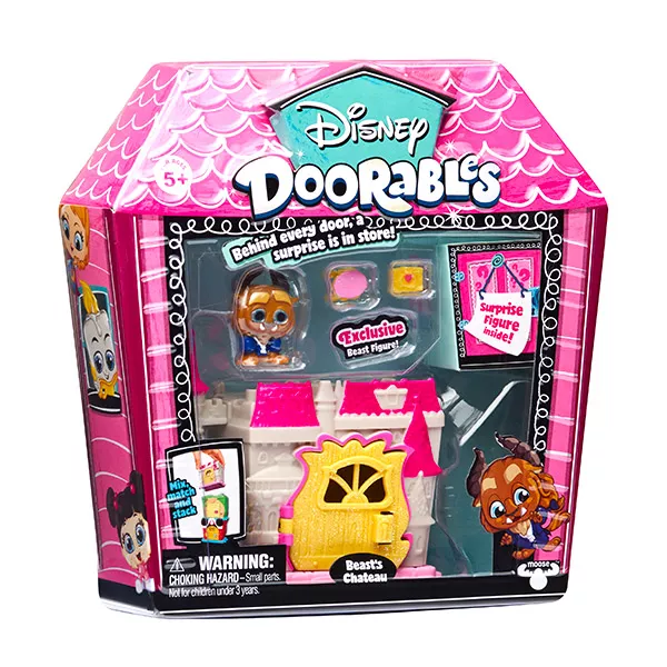Doorables: csillogó szemű játékfigura közepes játékszett - Szörnyeteg kastélya