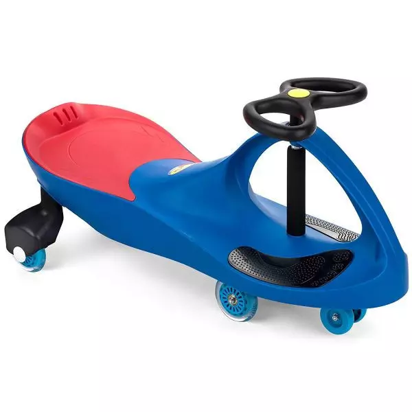 BoboCar Coche sin pedales con ruedas de goma - azul