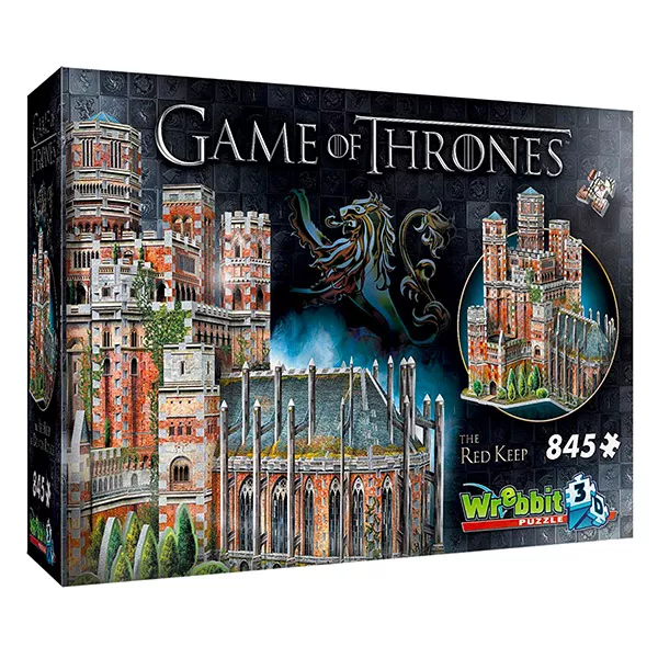 Game of Thrones: The Red Keep - puzzle 3D cu 845 piese