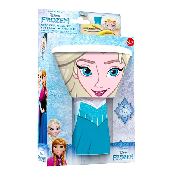 Prinţesele Disney Frozen: serviciu de masă cu 3 piese