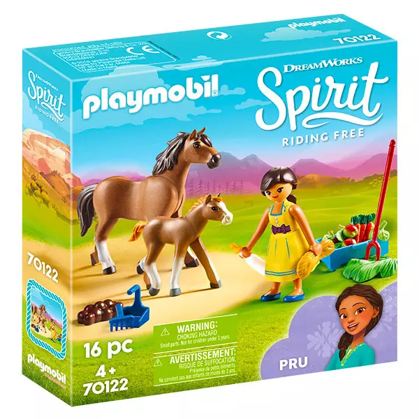 Playmobil Spirit: Pru cu căluţ şi mânz - 70122