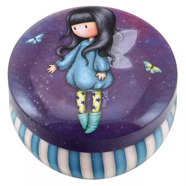 Santoro-Gorjuss: Bubble Fairy kerek fémdoboz