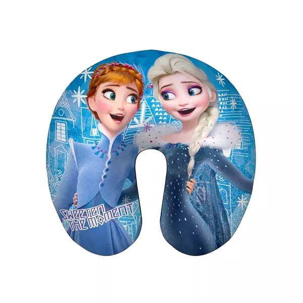 Disney hercegnők: Jégvarázs nyakpárna - 28 x 25 cm