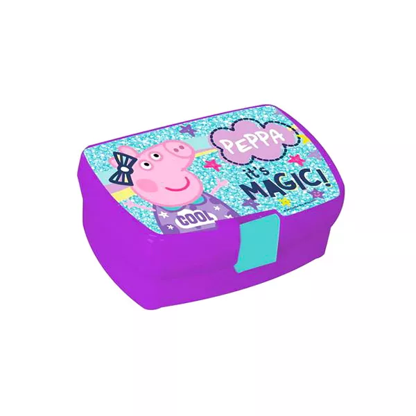 Peppa Pig: cutie de prânz - mov