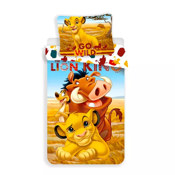 Model Lion King: lenjerie de pat cu 2 piese