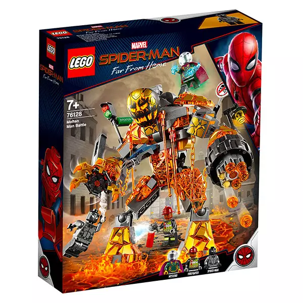 LEGO Marvel Super Heroes: Bătălia lui Molten Man - 76128