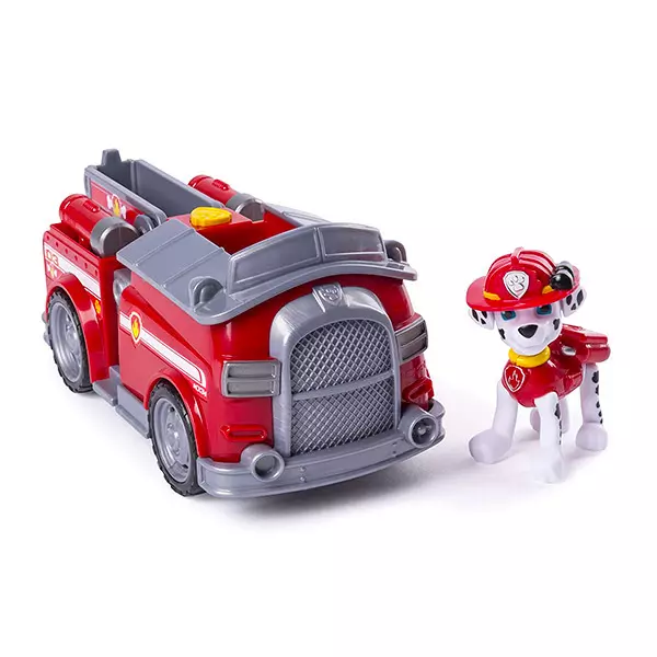 Paw Patrol: Ultimate Rescue - Vehiculul de pompieri transformabil a lui Marshall cu figurină