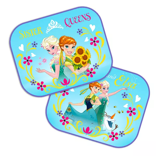 Prinţesele Disney Frozen: Anna şi Elsa parasolar auto - 2 buc.