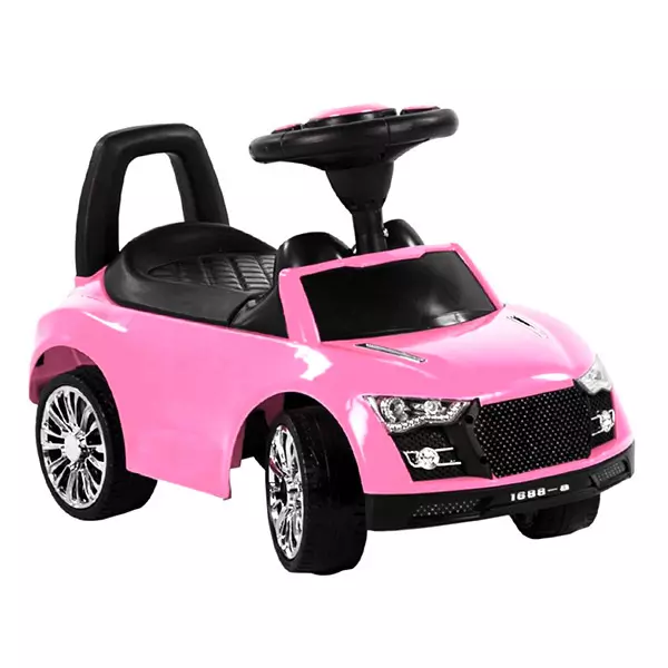 Maşinuţă fără pedale - de culoare roz
