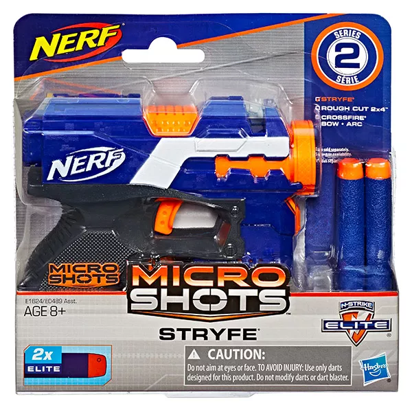NERF: Microshots Stryfe pistol de jucărie