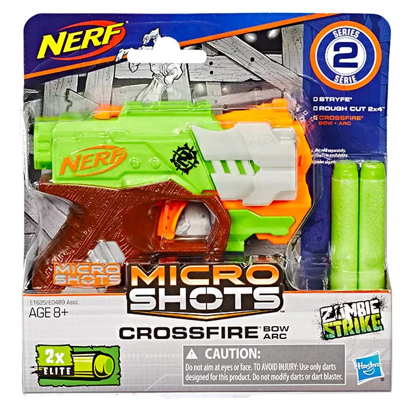 NERF: Microshots Crossfire pistol de jucărie