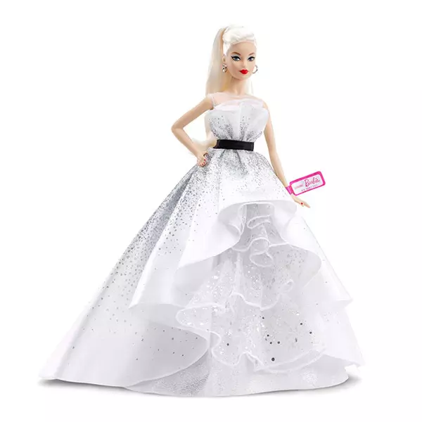 Barbie: 60 éves jubileumi Barbie baba - CSOMAGOLÁSSÉRÜLT