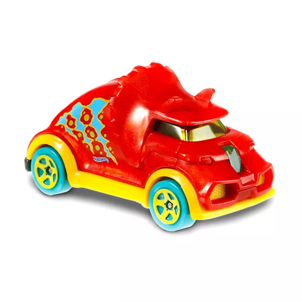 Hot Wheels Dino Riders: Maşinuţa Tricera-Truck - roşu