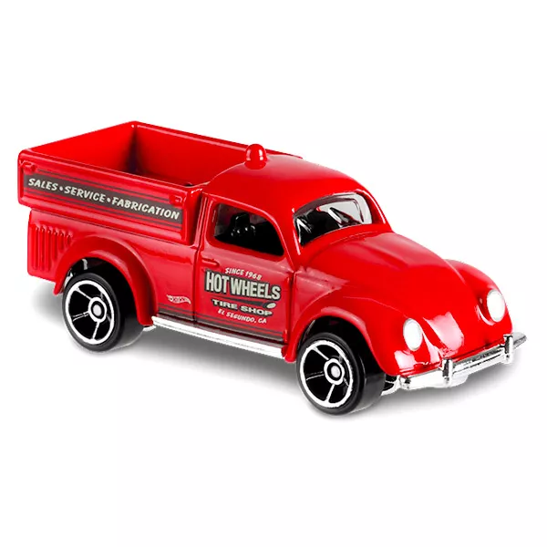 Hot Wheels Volkswagen: 49 Volkswagen Beetle Pickup kisautó - piros