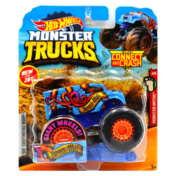 Hot Wheels Monster Trucks: Maşinuţă Abyss-Mal