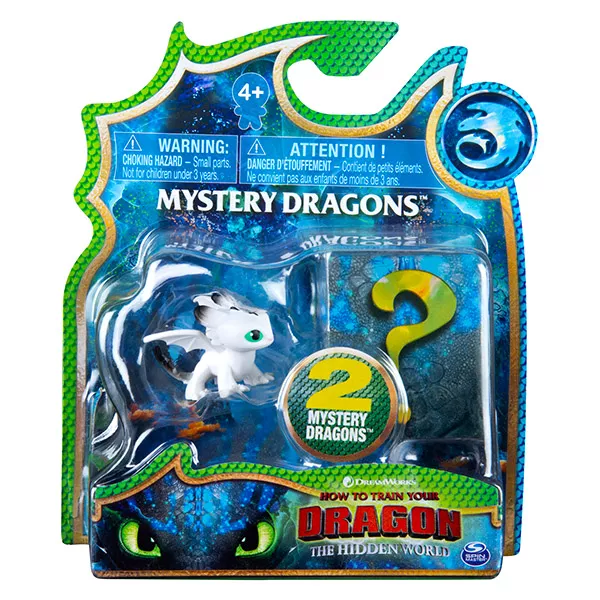 Cum să-ţi dresezi dragonul: mini figurine - Light Fury tânăr cu 1 figurină surpriză