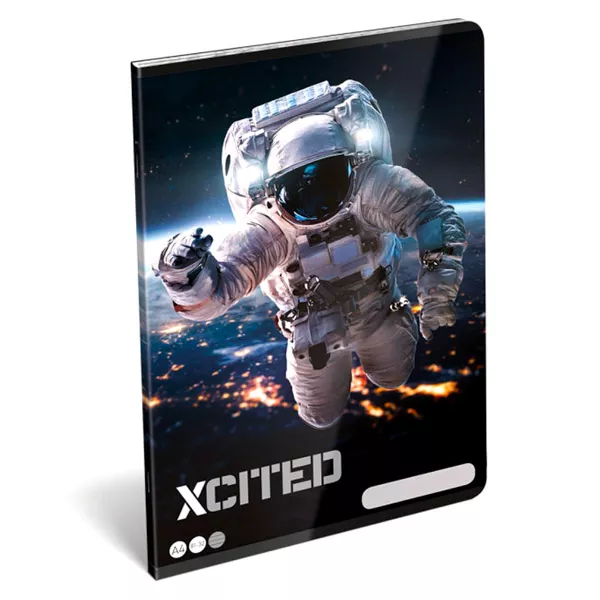 X-Cited Space vonalas füzet - A4, 81-32
