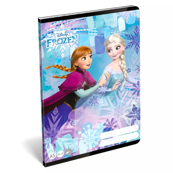 Disney hercegnők: Jégvarázs sima füzet - A5, 20-32