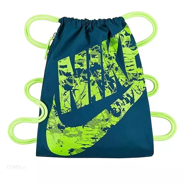 Nike: Tornazsák - kék-neon zöld 