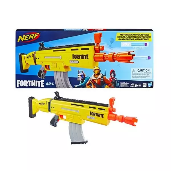 Nerf: Fortnite AR-L fegyver 20 darab szivacslövedékkel