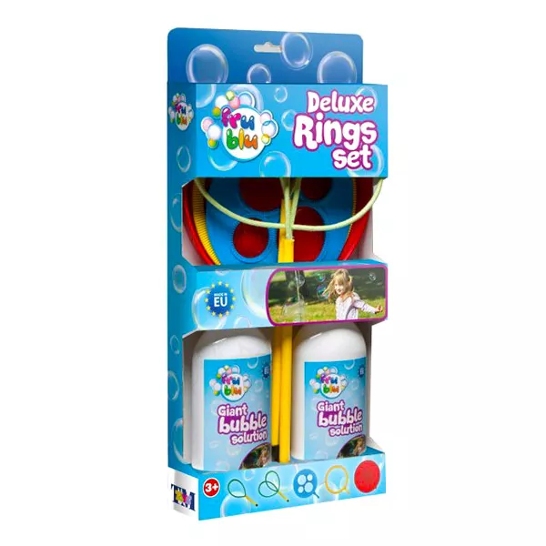 Fru Blu: Deluxe Set baloane de săpun cu inel