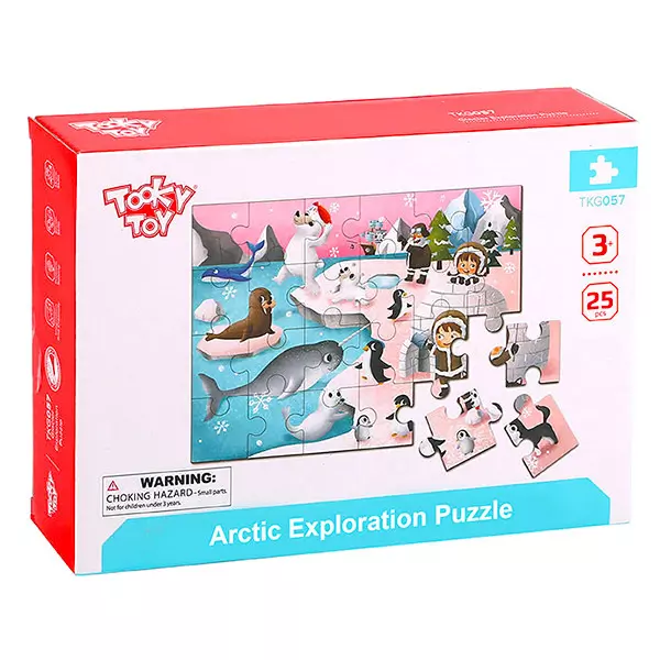Északi sark puzzle 25 darabos