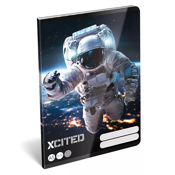 XCited Space: caiet cu pătrăţele - A5, 27-32