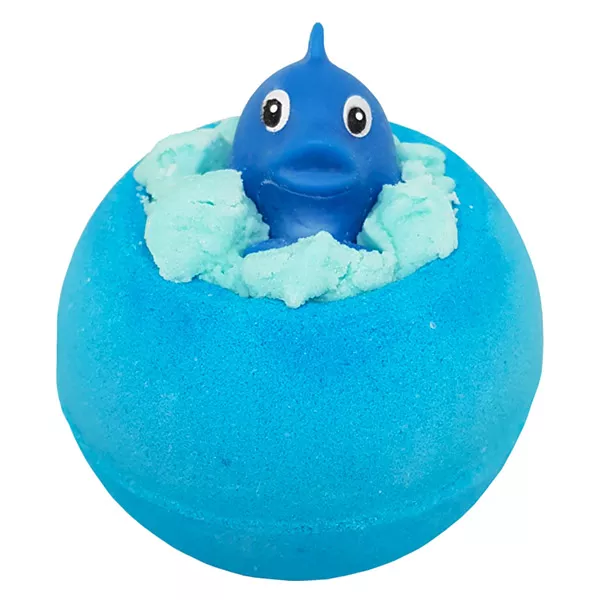Bomb Cosmetics: Bombă de baie cu model delfin - albastru