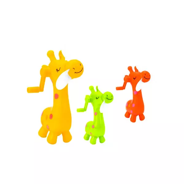 Globo: Mini-ventilator manual cu model girafă - diferite culori
