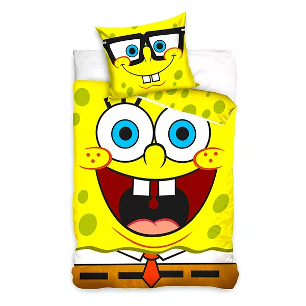 SpongeBob Pantaloni Pătraţi: lenjerie de pat cu 2 piese