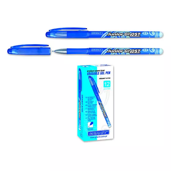 Radírozható zselés toll - kék