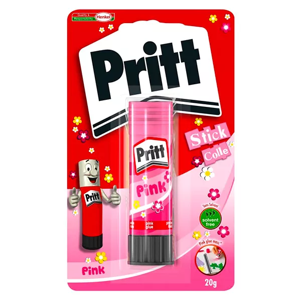 Pritt: lipici stick - 20 g, pink