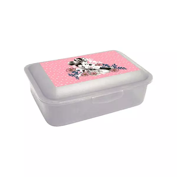 Minnie Mouse: cutie de prânz transparent