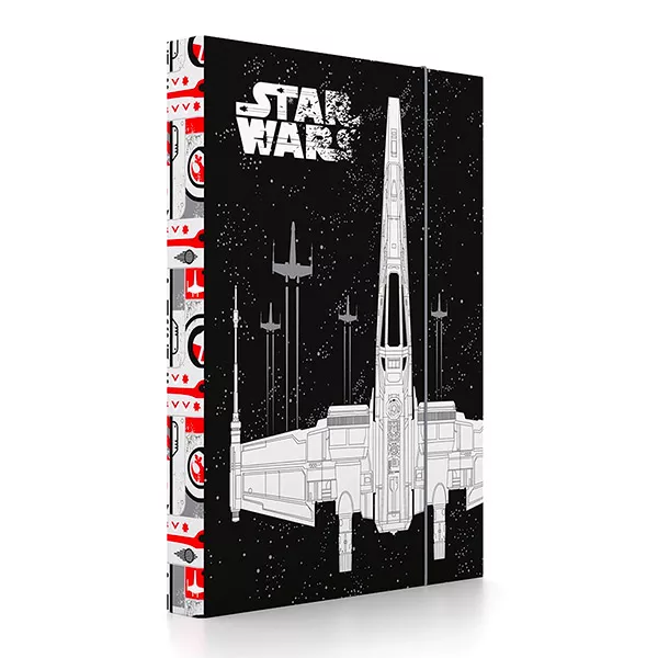 Star Wars: füzetbox - A4, fekete