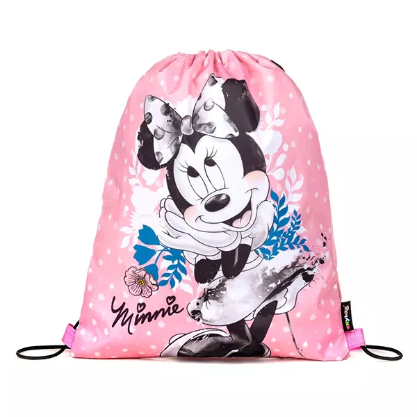 Minnie Mouse: sac de umăr sport cu model buline - roz