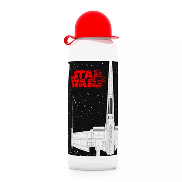 Star Wars: sticlă de apă - 500 ml, negru-alb