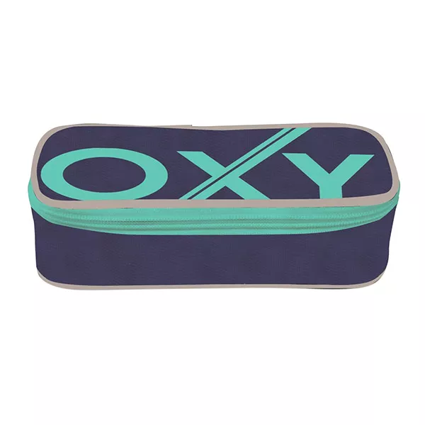 Oxy Blue Line bedobós tolltartó - kék-zöld