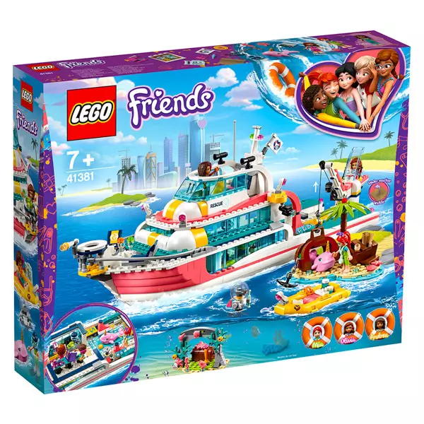 LEGO Friends: Barcă pentru misiuni de salvare - 41381