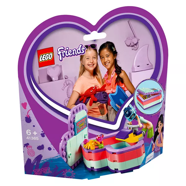 LEGO Friends: Cutia de vară în formă de inimă a Emmei - 41385
