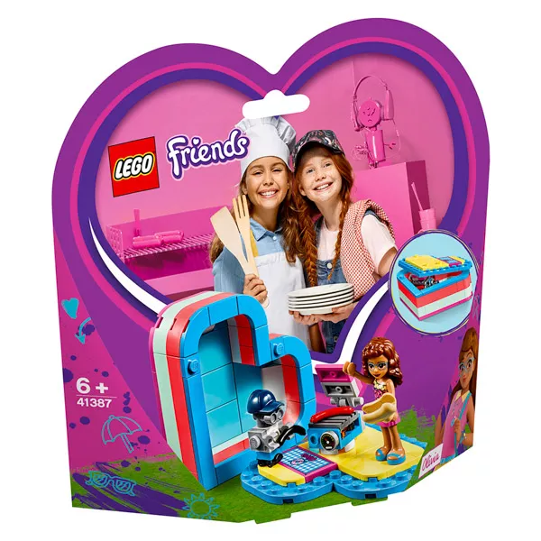 LEGO Friends: Cutia de vară în formă de inimă a Oliviei - 41387