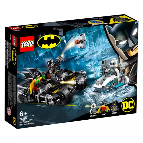 LEGO Batman: Mr. Freeze în bătălia pe batcycle - 76118
