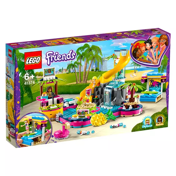 LEGO Friends: Petrecerea la piscină a Andreei - 41374