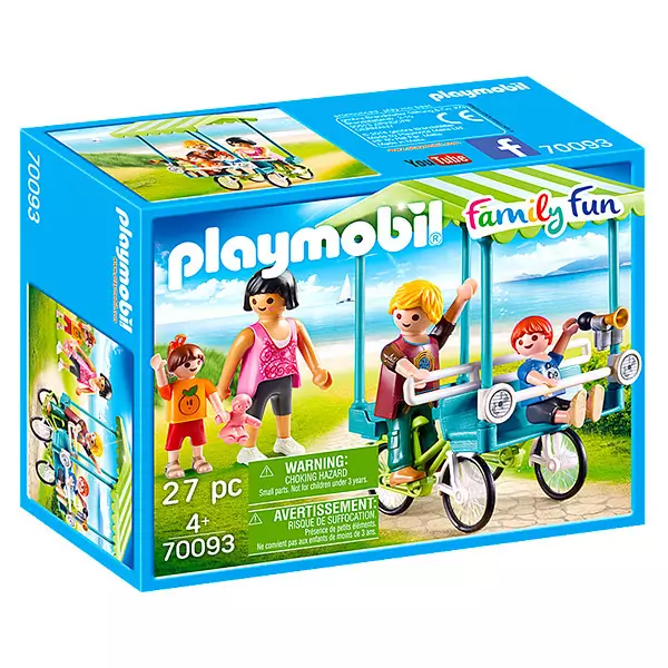 Playmobil: Bicicletă de familie - 70093