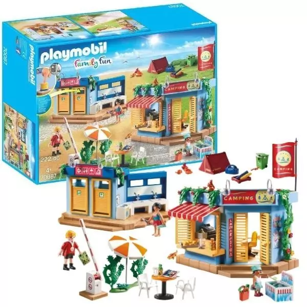Playmobil: Vidám család nagy kempinggel - 70087