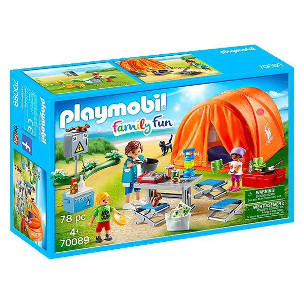 Playmobil: családi kempingezés - 70089