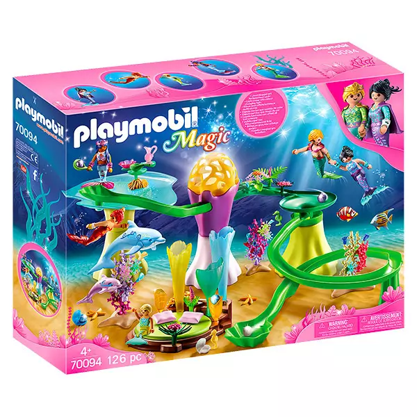 Playmobil Magic: Set de joacă Coral cu cupolă iluminat - 70094