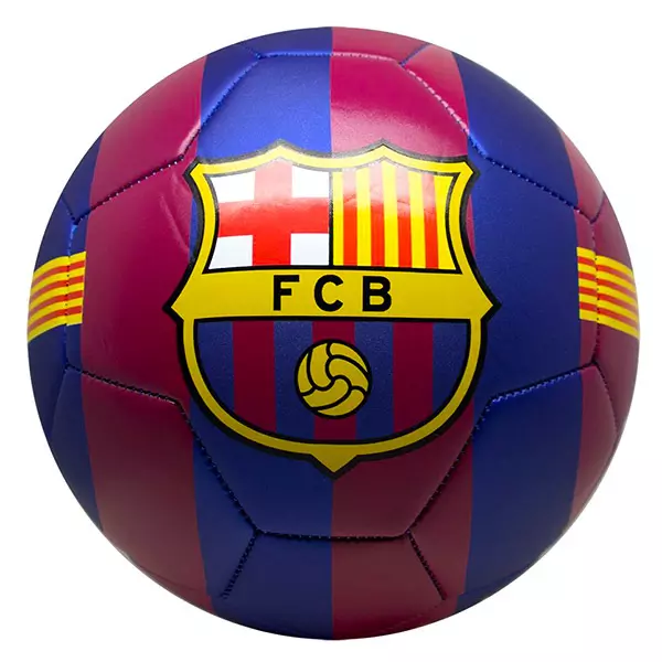 FC Barcelona: minge de fotbal - albastru-bordo cu dungi