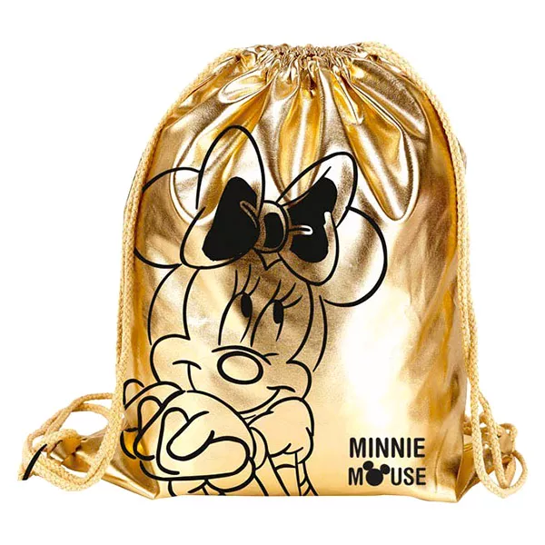 Minnie Mouse: Premium Minnie Fashion Gold sac de umăr sport - auriu